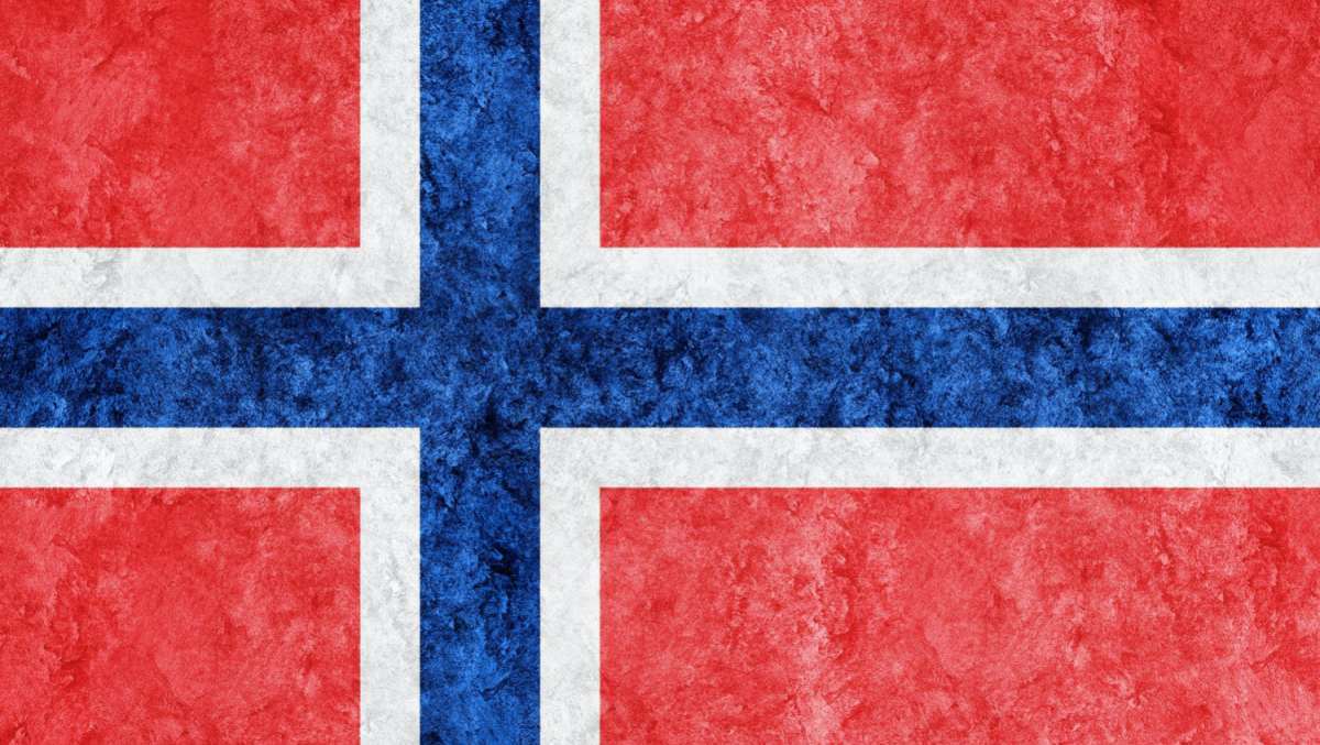 norway metallic flag textured flag grunge flag