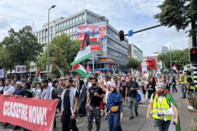 Hollanda'da Filistin'e destek gösterisi düzenlendi