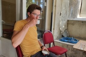 Bisikletiyle dünyayı gezen Hollandalı genç Manisa'ya ulaştı