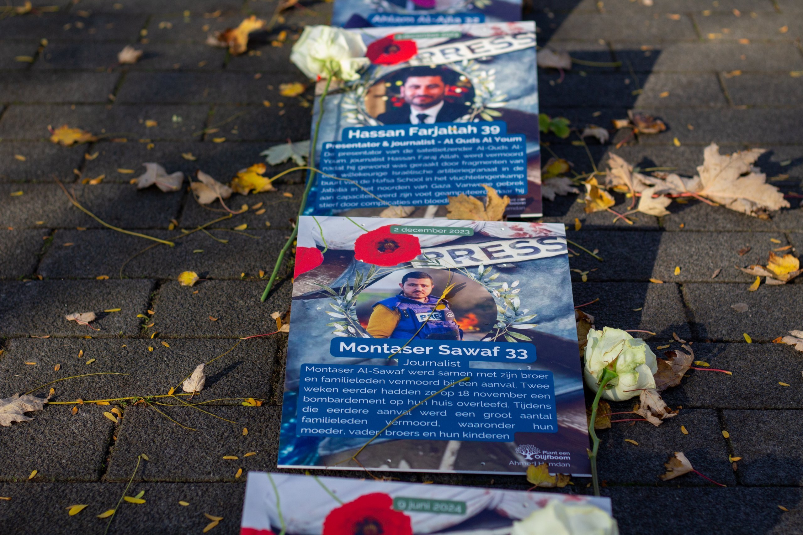 AA 20241104 36104098 36104080 HOLLANDADA ISRAIL SALDIRILARINDA OLEN FILISTINLI GAZETECILER VE COCUKLAR ICIN ANMA ETKINLIGI YAPILDI 2 scaled