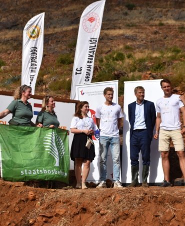 Türk-Hollanda Dostluk Ormanı'na 10 bin fidan daha dikiliyor