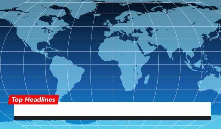 Global News Broadcast Background Illustration