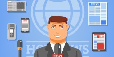 Journalist Concept Illustration