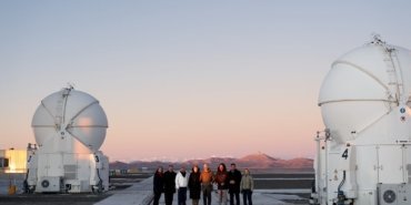 De majesteiten der Belgen op het VLT-platform