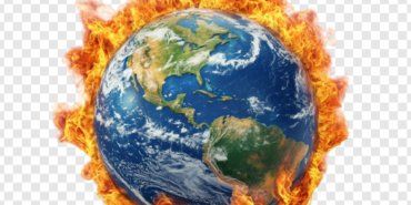 Burning Planet: A Visual Metaphor for Climate Change