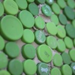 Karani öğretmen, topladığı kapakları Vincent van Gogh'un tablosuna dönüştürdü