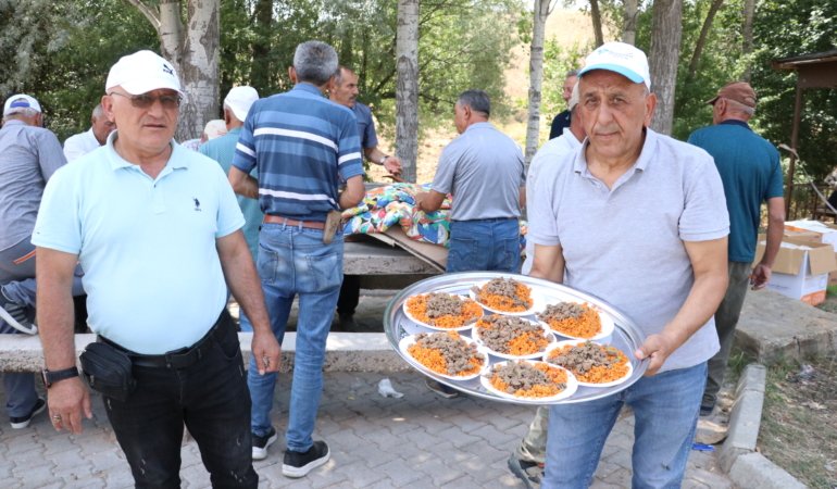 Memleket özlemlerini "Gurbetçiler Pilav Festivali" ile dindiriyorlar