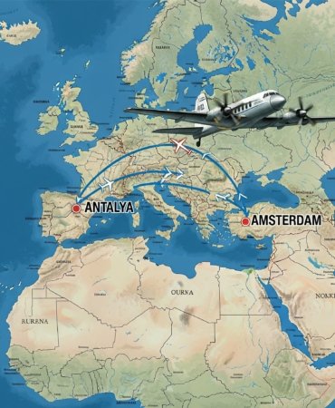 alanya-amsterdam-ucak