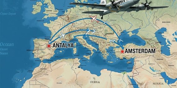 alanya-amsterdam-ucak