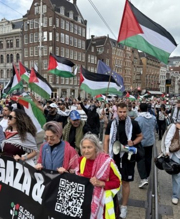 AA-20250809-38785861-38785856-HOLLANDANIN_BASKENTI_AMSTERDAMDA_FILISTINE_DESTEK_GOSTERISI_DUZENLENDI