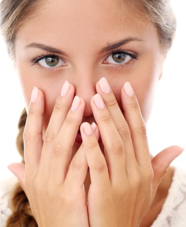 Beautiful woman posing