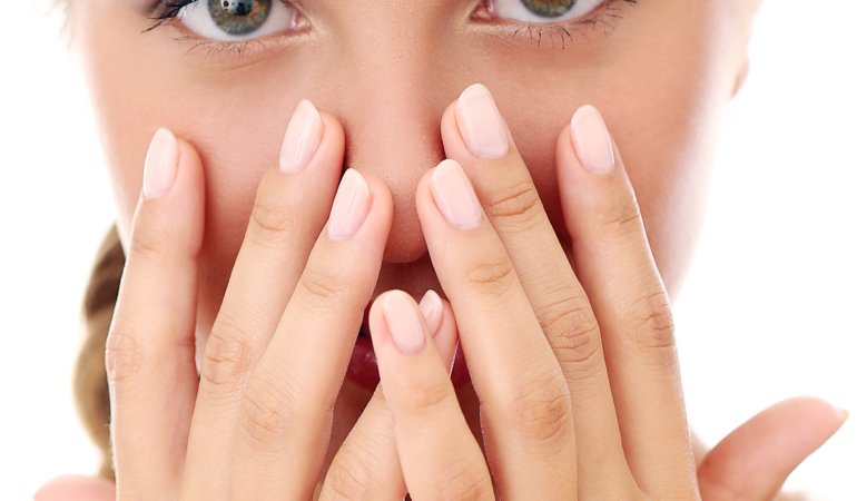 Beautiful woman posing