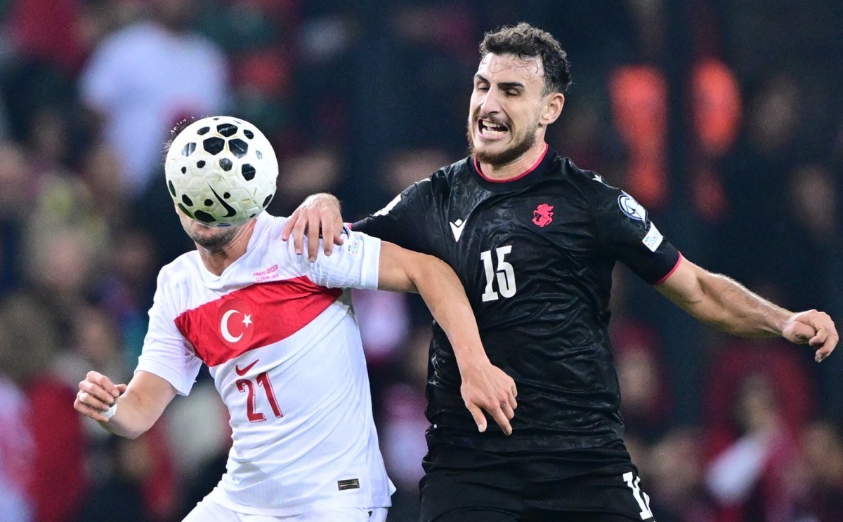 Türkiye, Gürcistan karşısında hem oyunla hem skorla fark attı: 4-1 7 AA 20251014 39414054 39414046 TURKIYE GURCISTAN
