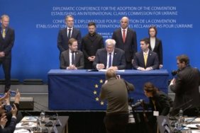 Ukrayna'nın savaş zararları için "Uluslararası Tazminat Komisyonu Sözleşmesi" Lahey'de imzalandı