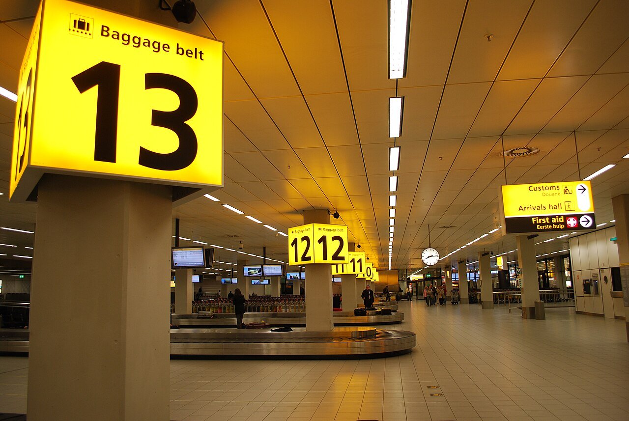 Sala equipajes Schiphol