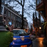 Amsterdam'da tarihi Vondelkerk Kilisesi'nde çıkan yangına müdahale ediliyor