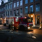 Amsterdam'da tarihi Vondelkerk Kilisesi'nde çıkan yangına müdahale ediliyor