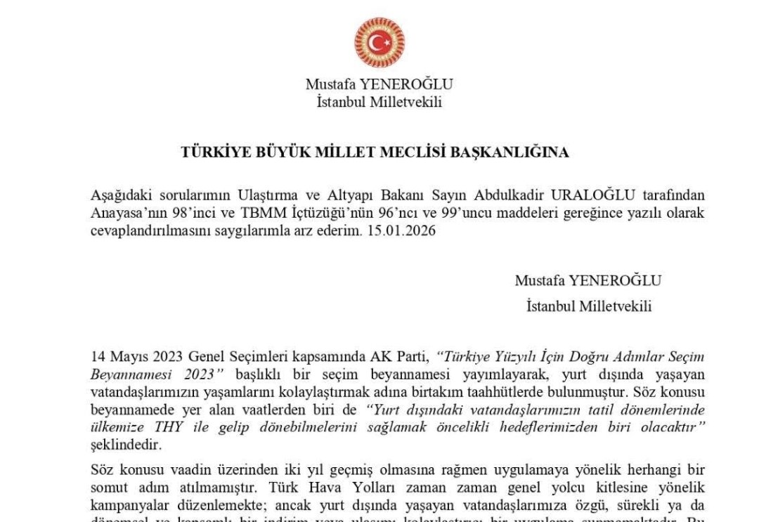 Yurt Dışındaki Vatandaşlara Verilen TOKİ ve THY Vaatleri TBMM Gündeminde 5 Screenshot 20260115 221719 Gallery