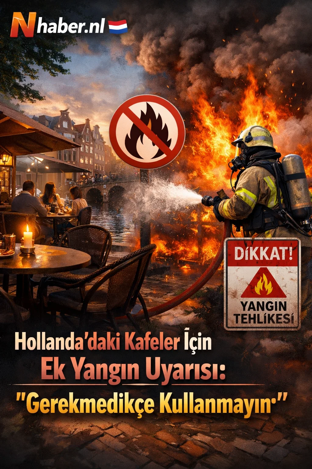 Hollanda’daki Kafeler İçin Ek Yangın Uyarısı: “Gerekmedikçe Kullanmayın” 4