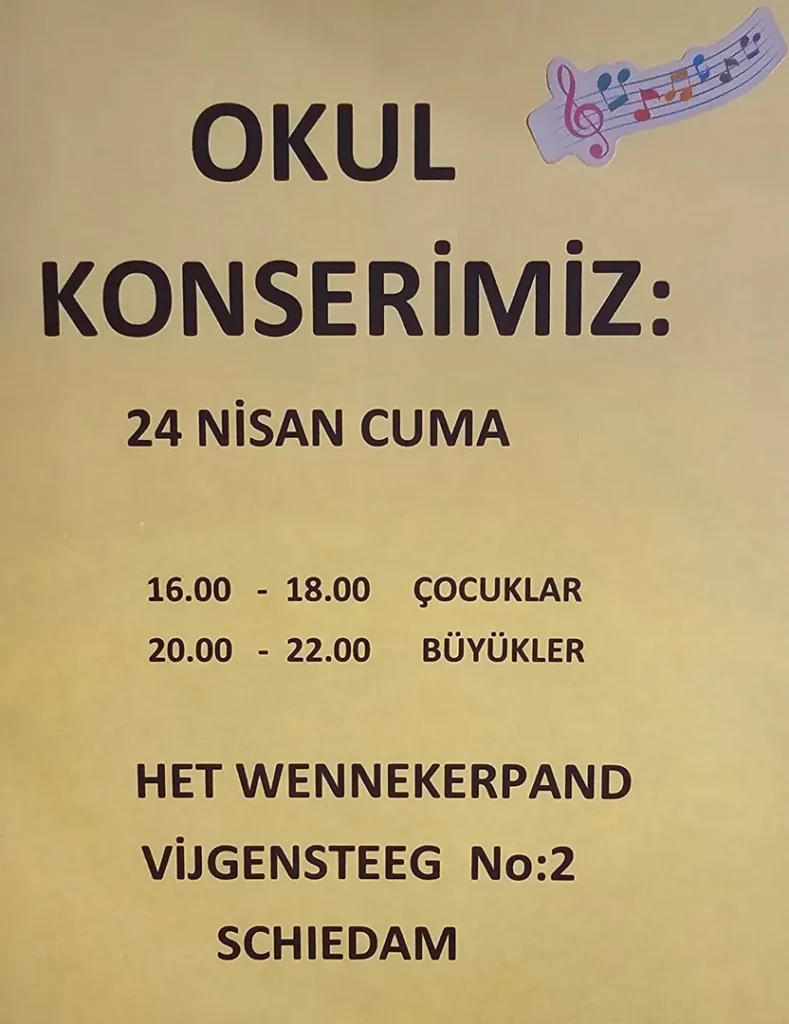 Türk-Hollanda Müzik Kültürünün Buluşması: 24 Nisan'da Ritmik Harmony Konseri için geri sayım başladı... 7 103942