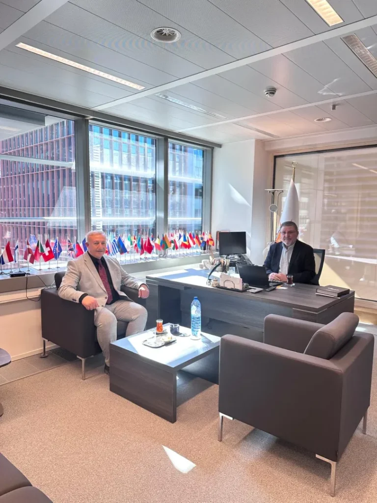 TIGAD Avrupa, Belçika’da AK Parti Temsilcisini Ziyaret Etti