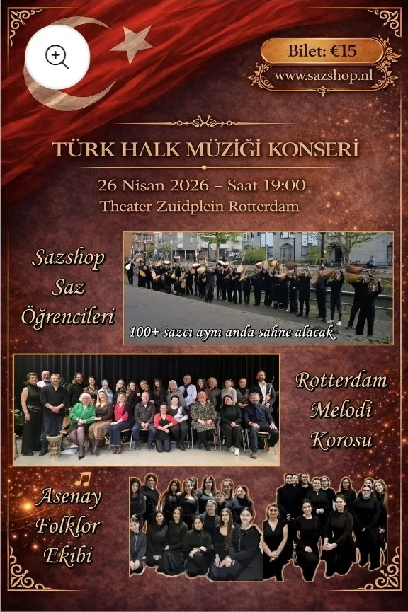 Rotterdam’da 100 Kişilik Dev Saz Orkestrası Sahne Alacak 5 118873