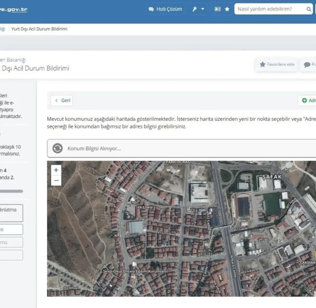 Dışişleri Bakanlığı, konsolosluklara acil bildirim yapabilme sistemini e-devlet üzerinden aktif hale getirdi