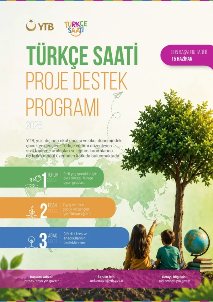 YTB’den Türkçe Saati Destek Programı