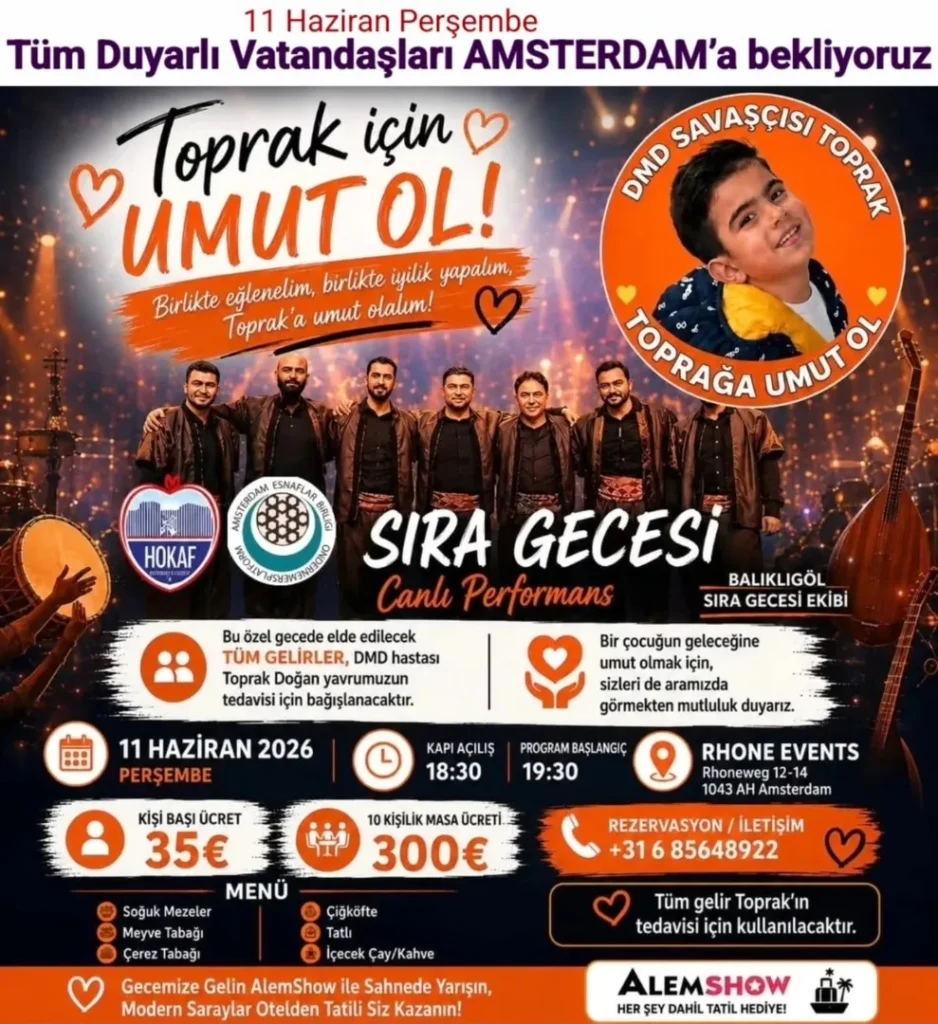 HOKAF Holanda'da hayırseverleri DMD Hastası Toprak için seferber etti... 6 720190756 2079368166292034 8995498721406216528 n