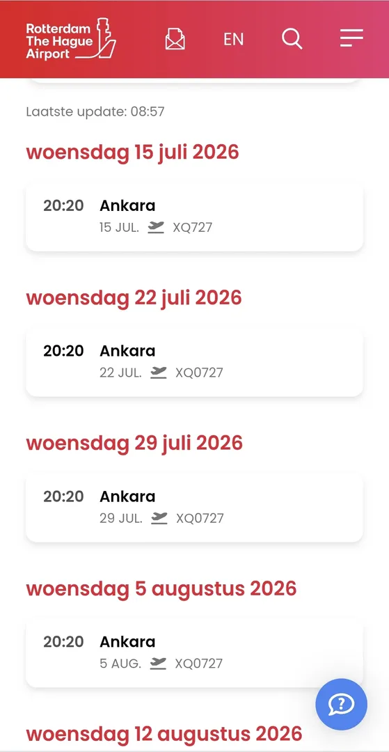 SunExpress'ten Hollanda'daki Türklere Müjde: Ankara-Rotterdam Hattı Açılıyor 1 Screenshot 20260715 085752 Chrome