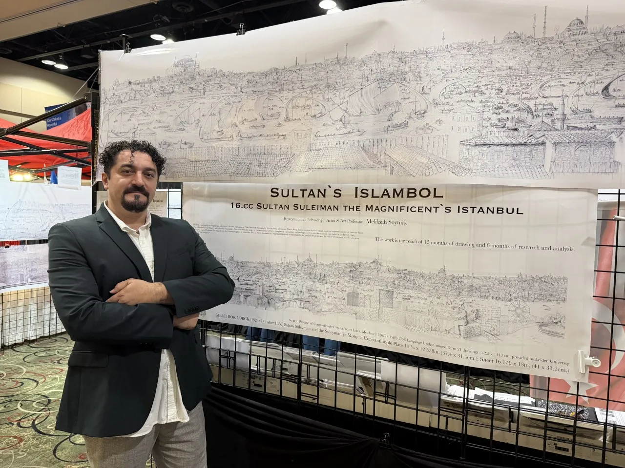 Türk Sanatçı, Hollanda’da sergilenen Danimarkalı ressam Lorck’un İstanbul Panoraması’nı Millileştirdi
