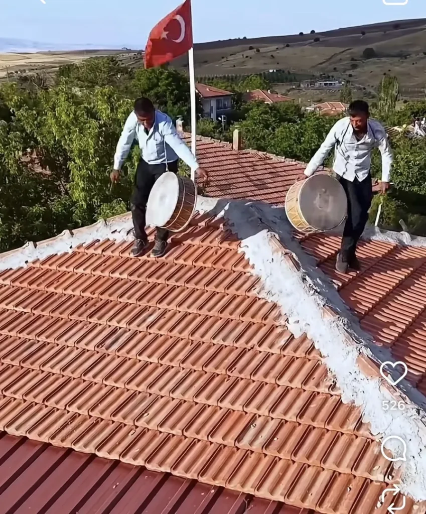 Kırşehir’de düğünlerde çatıda oynamak moda oldu ama… 5 IMG 7470