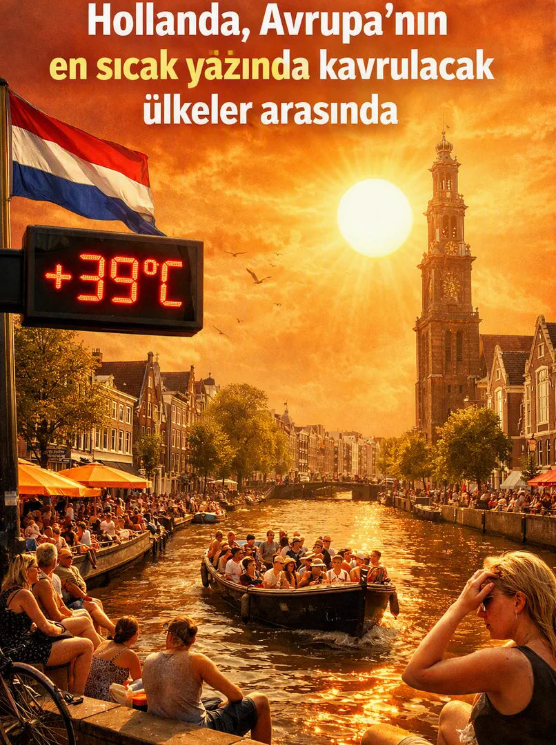Hollanda da Avrupa'nın en sıcak yazında kavrulacak ülkeler arasında 1 en sicak yaz