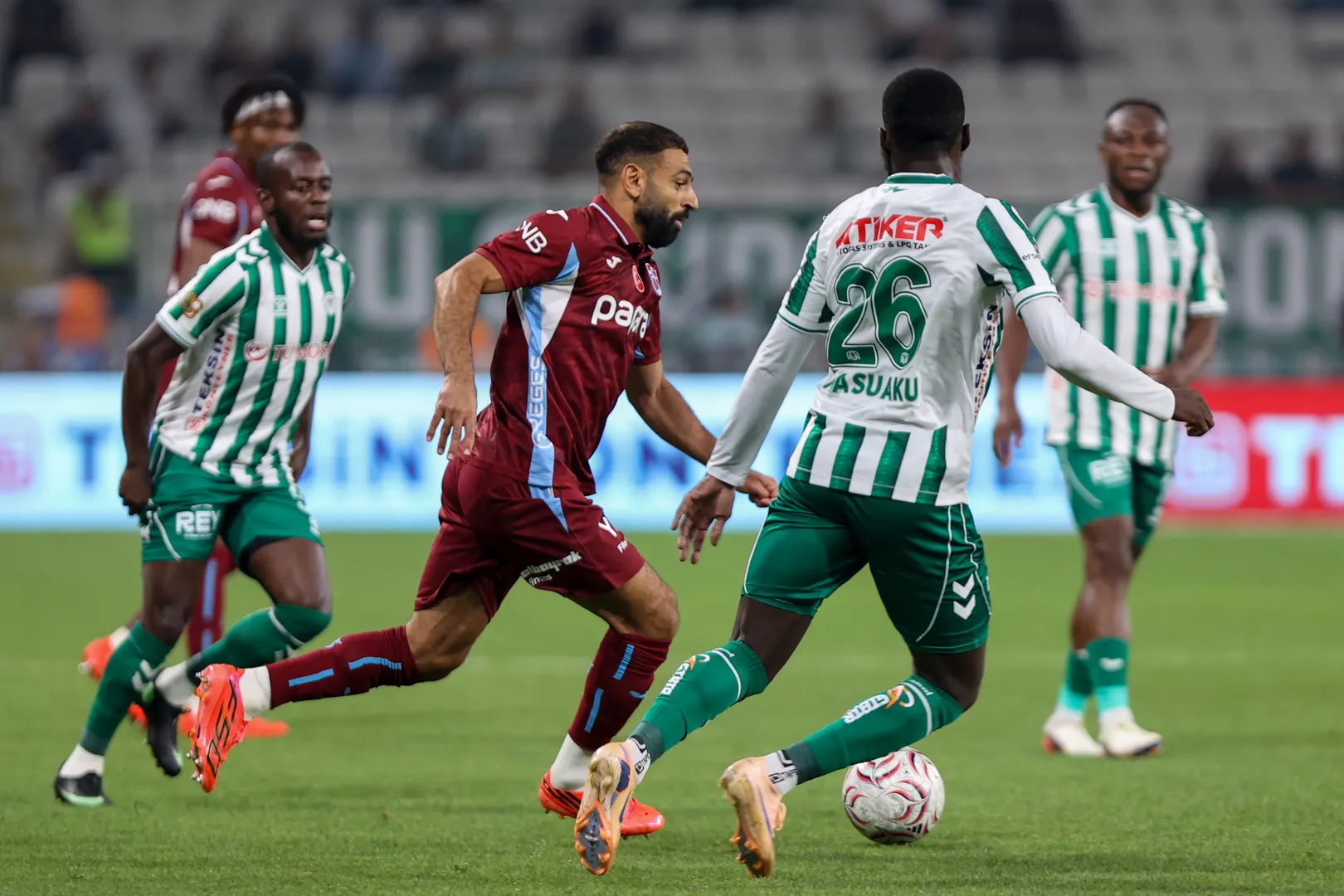 Karadeniz Fırtınası Konya’da esemedi: Konyaspor: 1 – Trabzonspor: 0