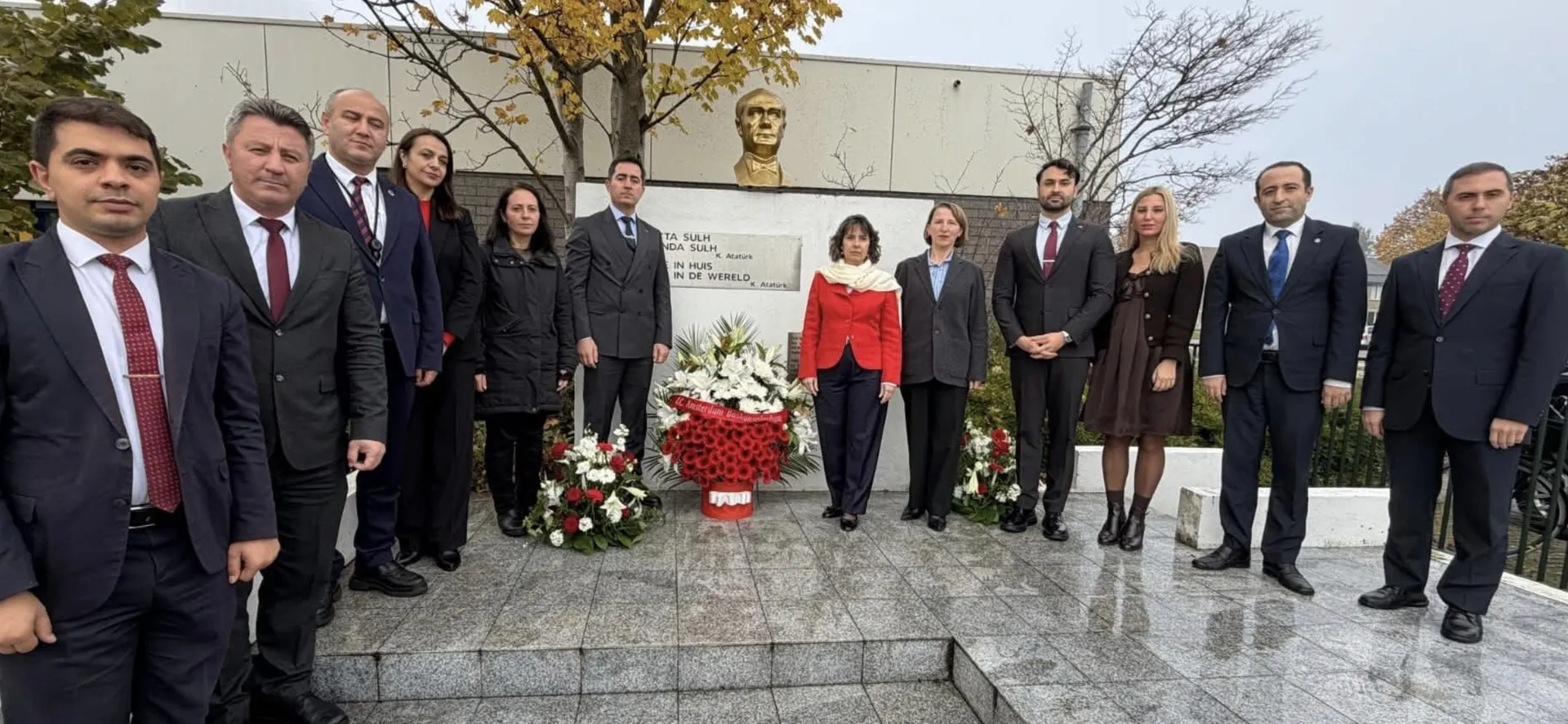 Kuzey Amsterdam’da Cumhuriyetimizin 103. Yılı Atatürk Anıtı’nda Anıldı